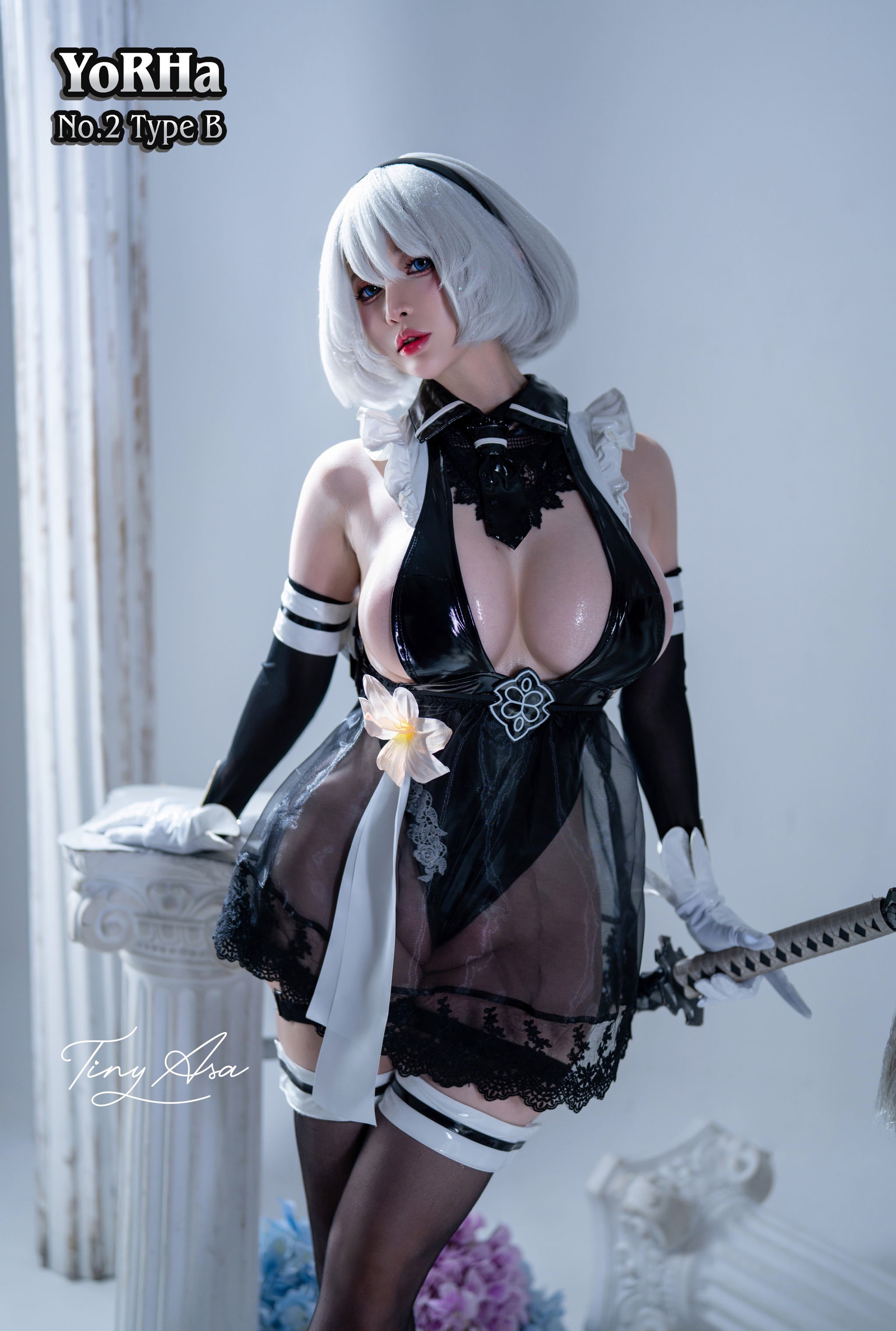 图片[1]-Tiny Asa – NO.028 YoRHa-2B[85P]-XikXak